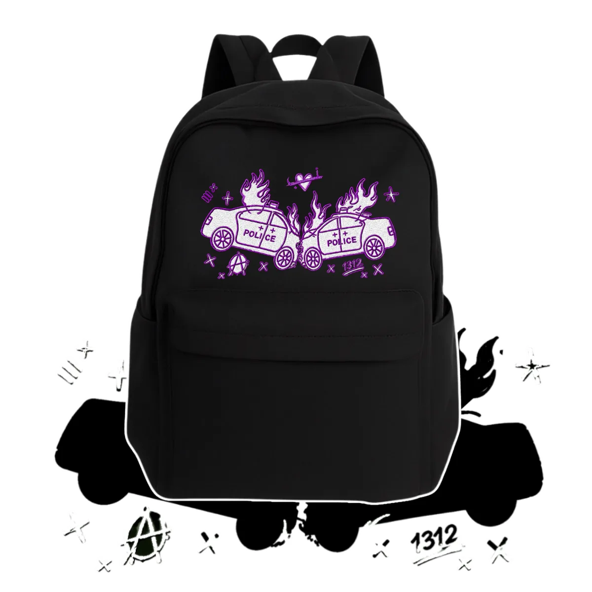 BACKPACK "INSIDE CRASH / PURPLE"