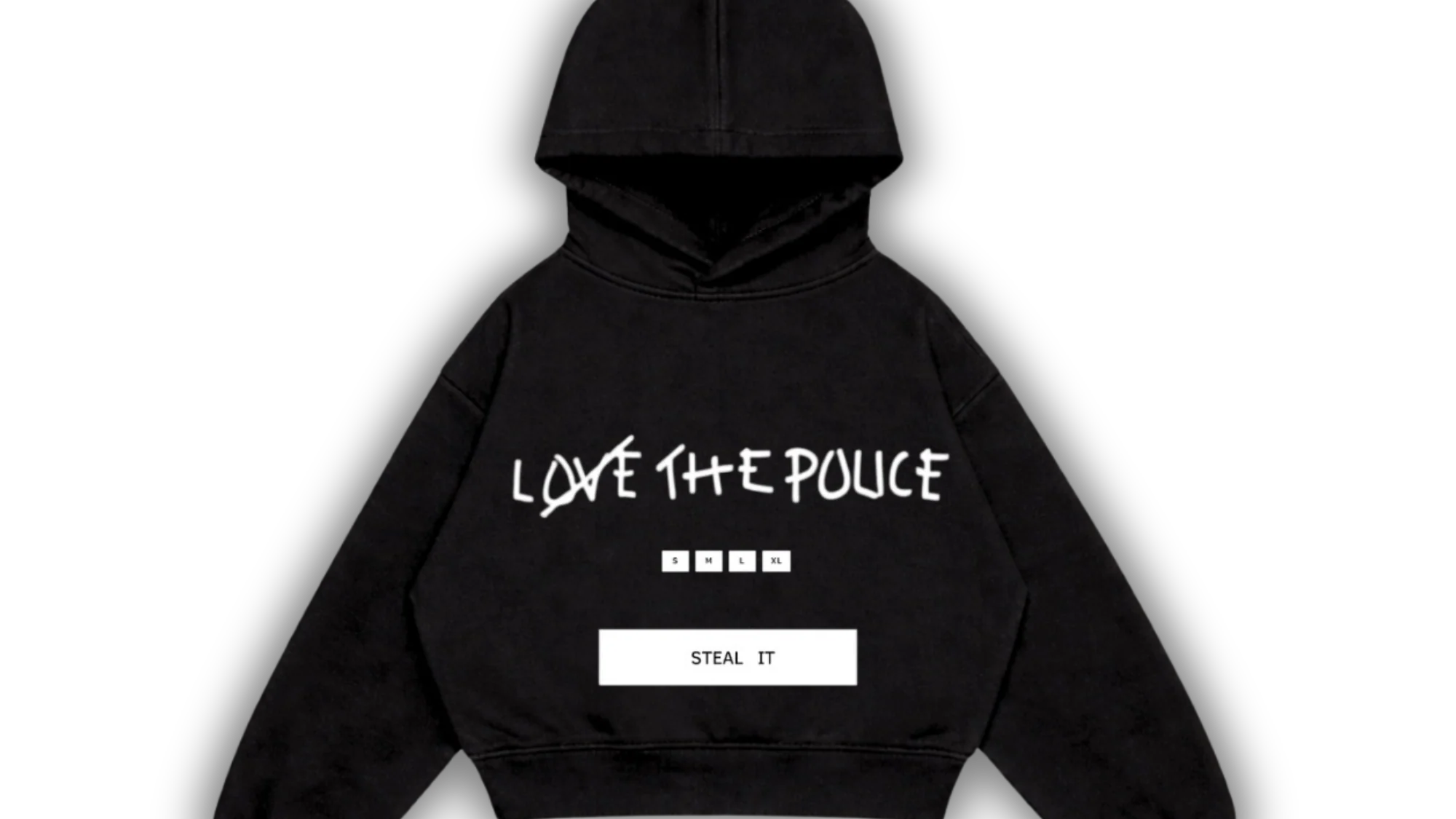 BLUZA "STEAL IT" CZARNA