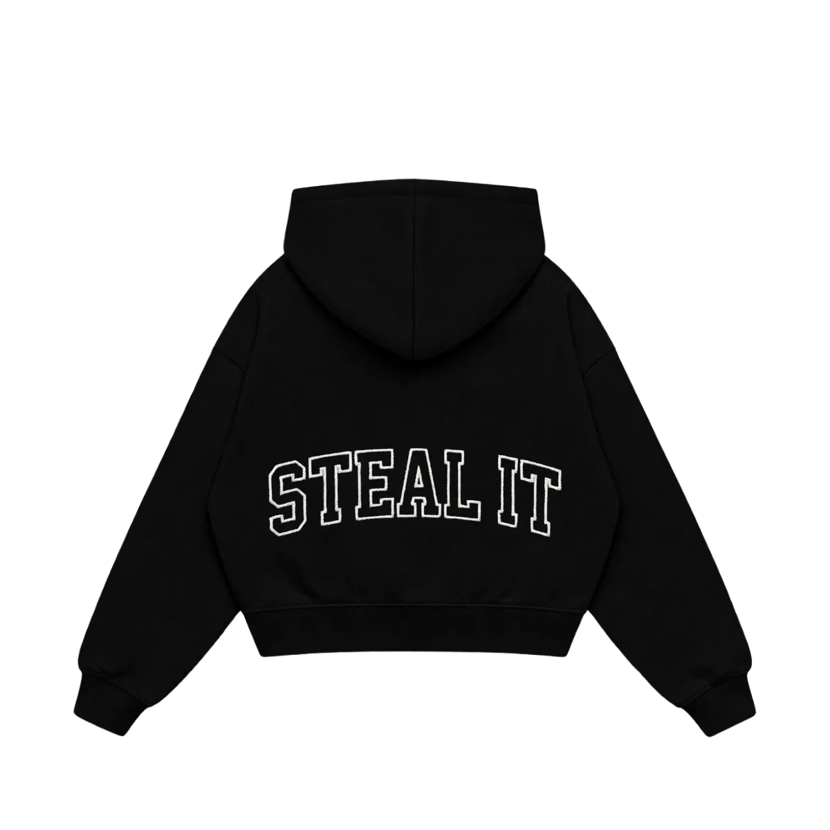 BLACK "PAY LATER" HOODIE