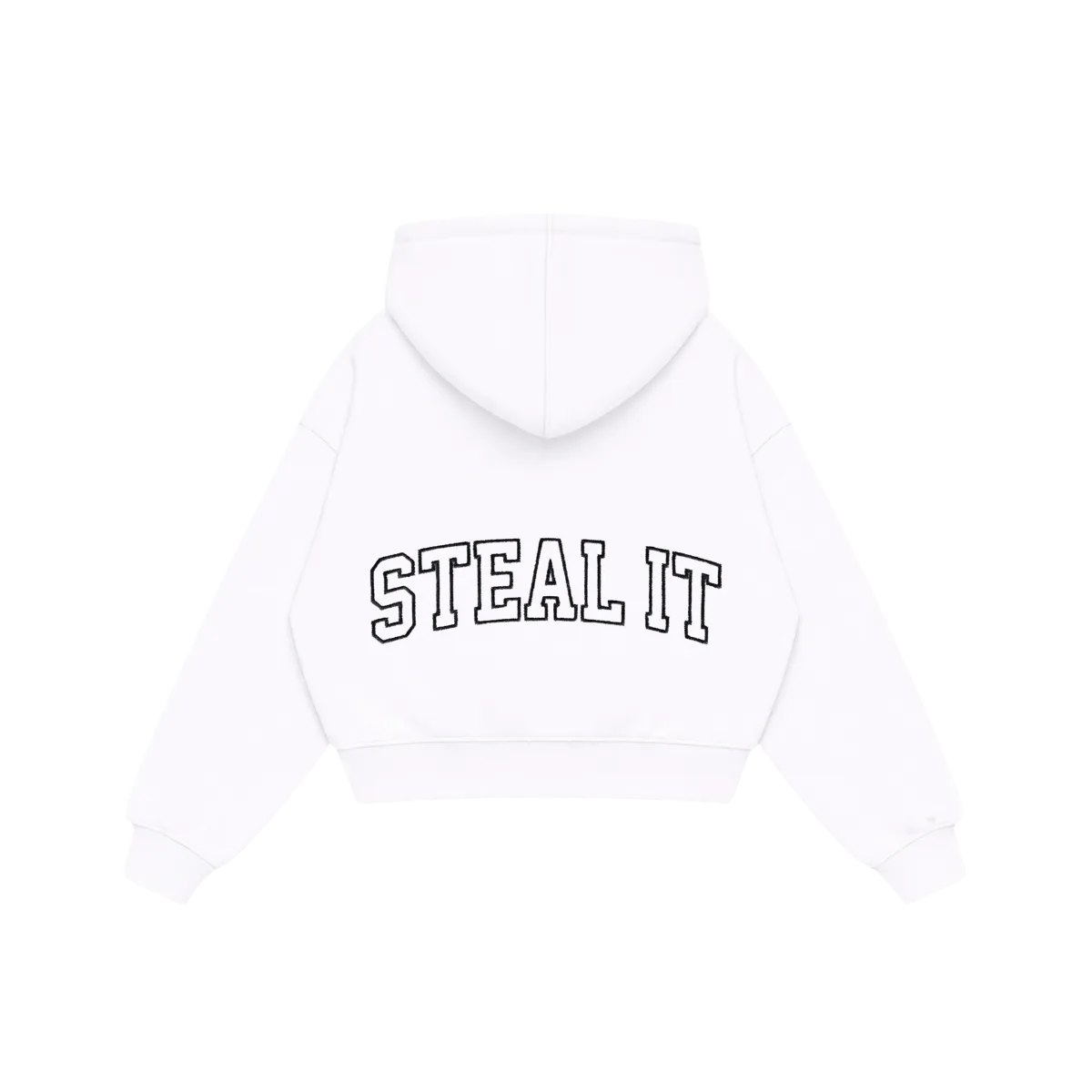 WHITE "PAY LATER" HOODIE