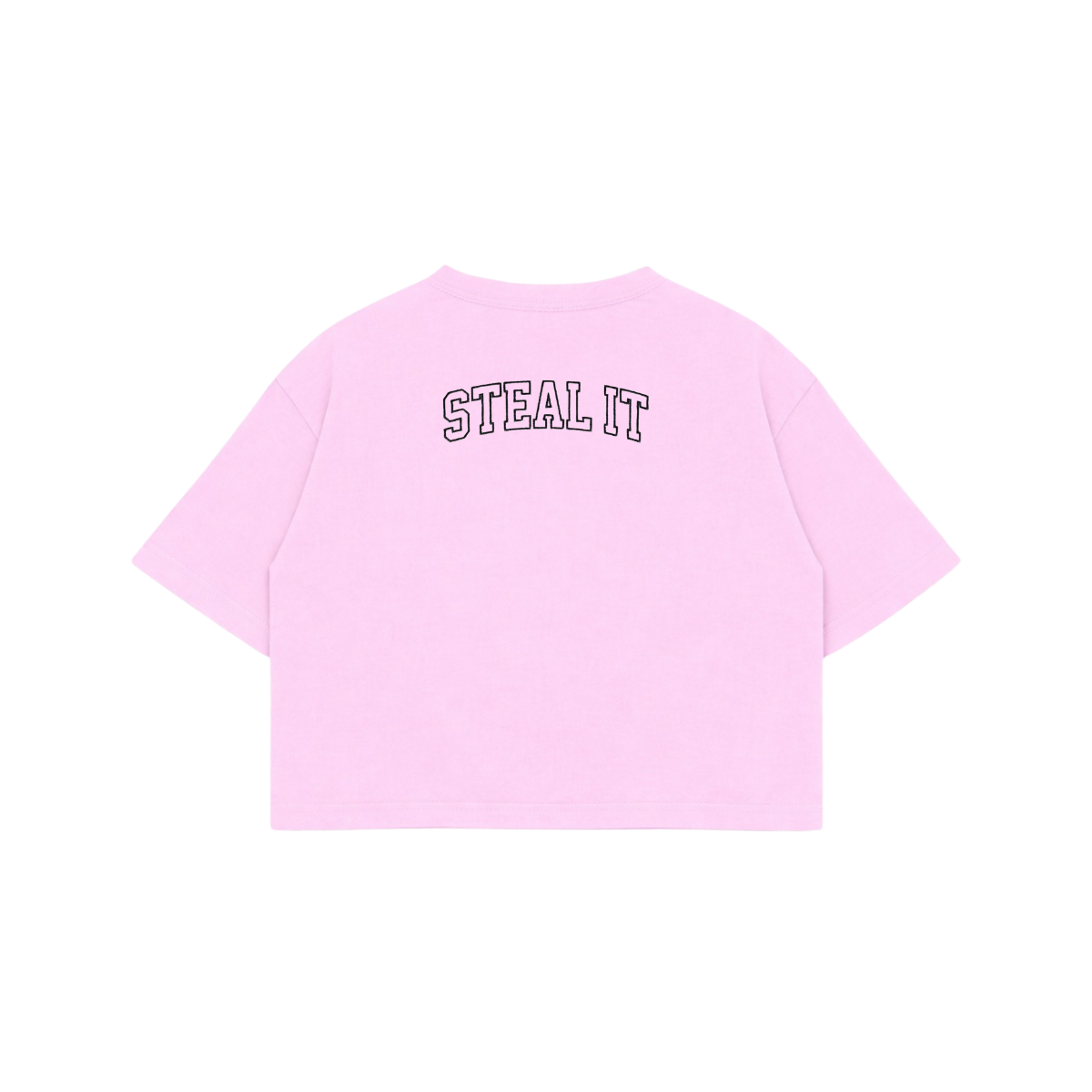 T-SHIRT "PAY LATER" ROZOWY
